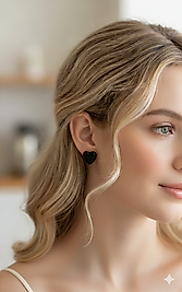 RENK02 MODEL RENKLİ KÜPE SİYAH