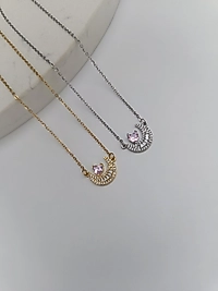 K107 HİLAL MODEL KOLYE