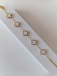 B004 MODEL BİLEKLİK GOLD BEYAZ