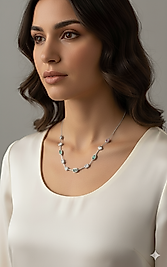 K091 MODEL KOLYE SİLVER