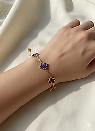 B004 MODEL BİLEKLİK GOLD MOR