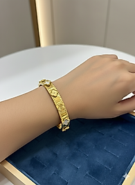 KE046 MODEL KELEPÇE GOLD BEYAZ
