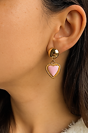 RENK03 MODEL RENKLİ KÜPE TOZ PEMBE