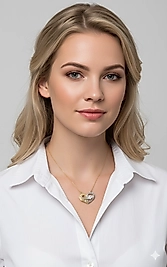 K014 AYRILAN KALP MODEL ANAHTARLI KOLYE